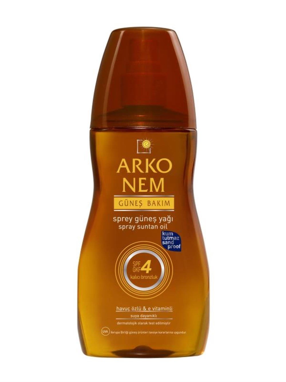 Arko Sun 150 Ml Transparan Sprey Spf 4