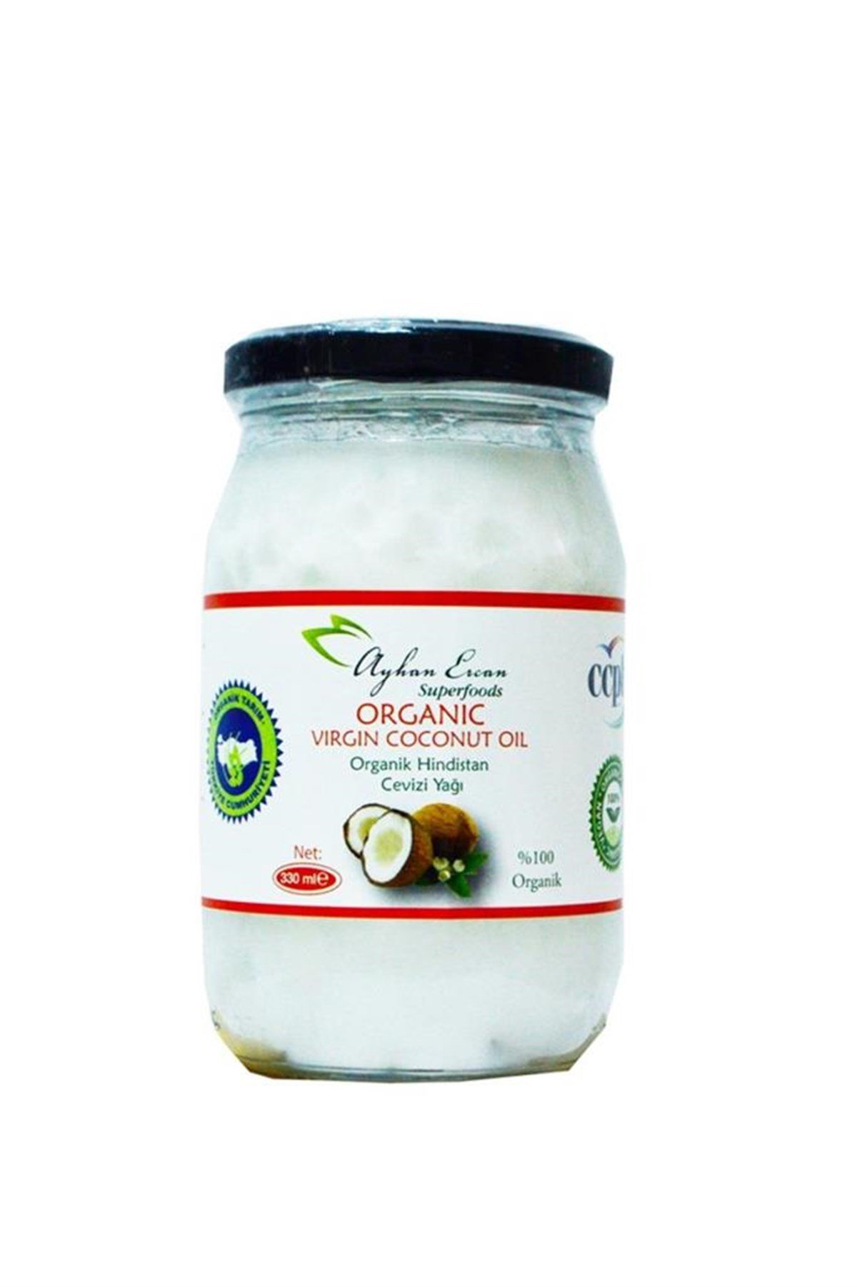 Ayhan Ercan Organic Hindistan Cevizi Yağı Kavanoz 300 Gr