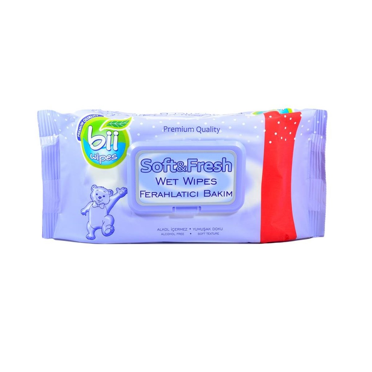 Bii Wipes Soft Fresh Ferahlatıcı bakım Islak Mendil 60 Adet
