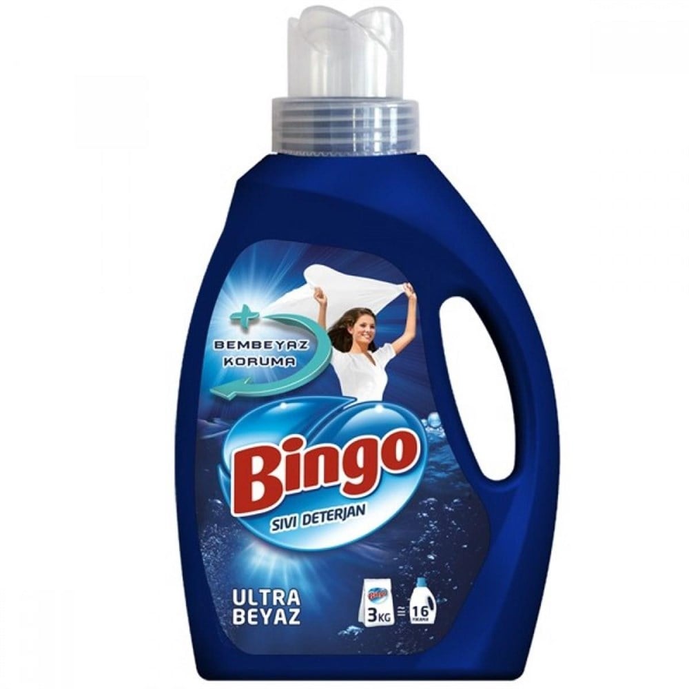 Bingo Sıvı Deterjan Ultra Beyaz 975 Ml