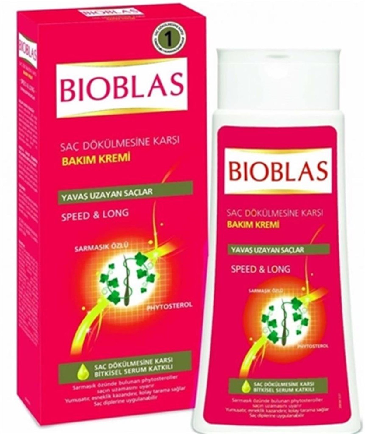 Bioblas Saç Dökülmelerine Karşı Bakım Kremi Yavaş Uzayan Saçlara Özel 300 ml