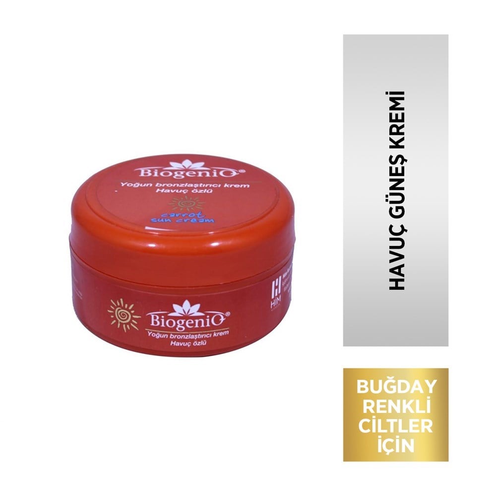 Biogeniq Sun 100Ml Carrot Cream Kavanoz