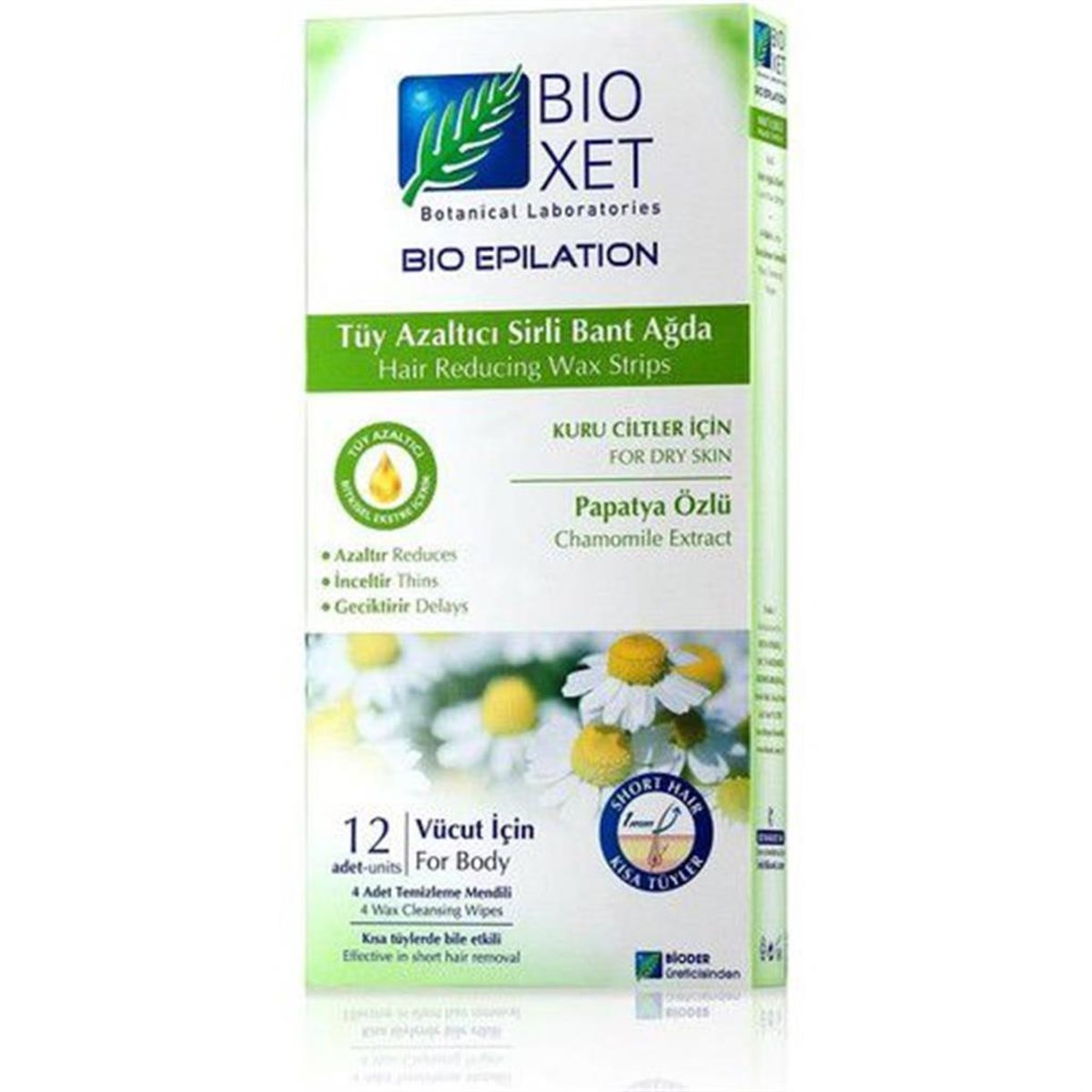 Bioxet Tüy Azaltıcı Bant Ağda Kuru Ciltler İçin 100 Ml