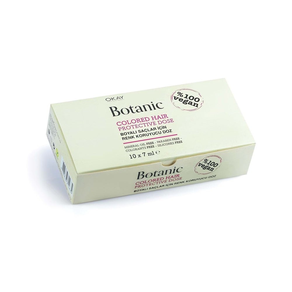 Botanic Boyalı Saçlar Için Vegan Ampül Doz 10x7 Ml