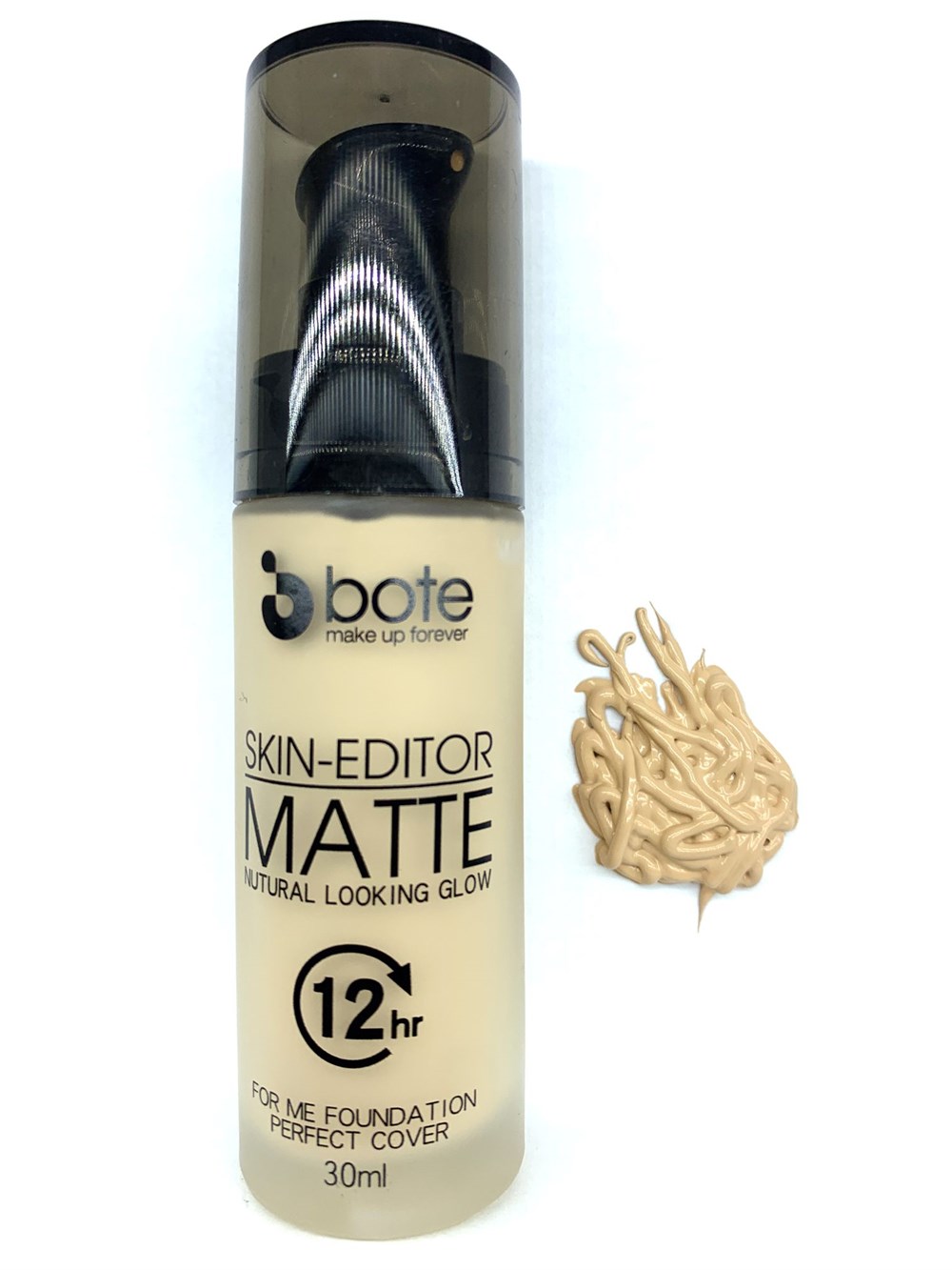 Bote Makeup Liquid Foundation Skin Editor Matte Nutural Looking Glow 01 30 Ml