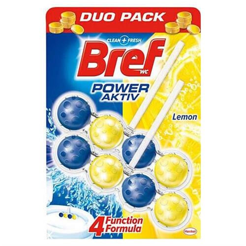 Bref Power Aktiv Tuvalet Kokusu Limon İkili Paket