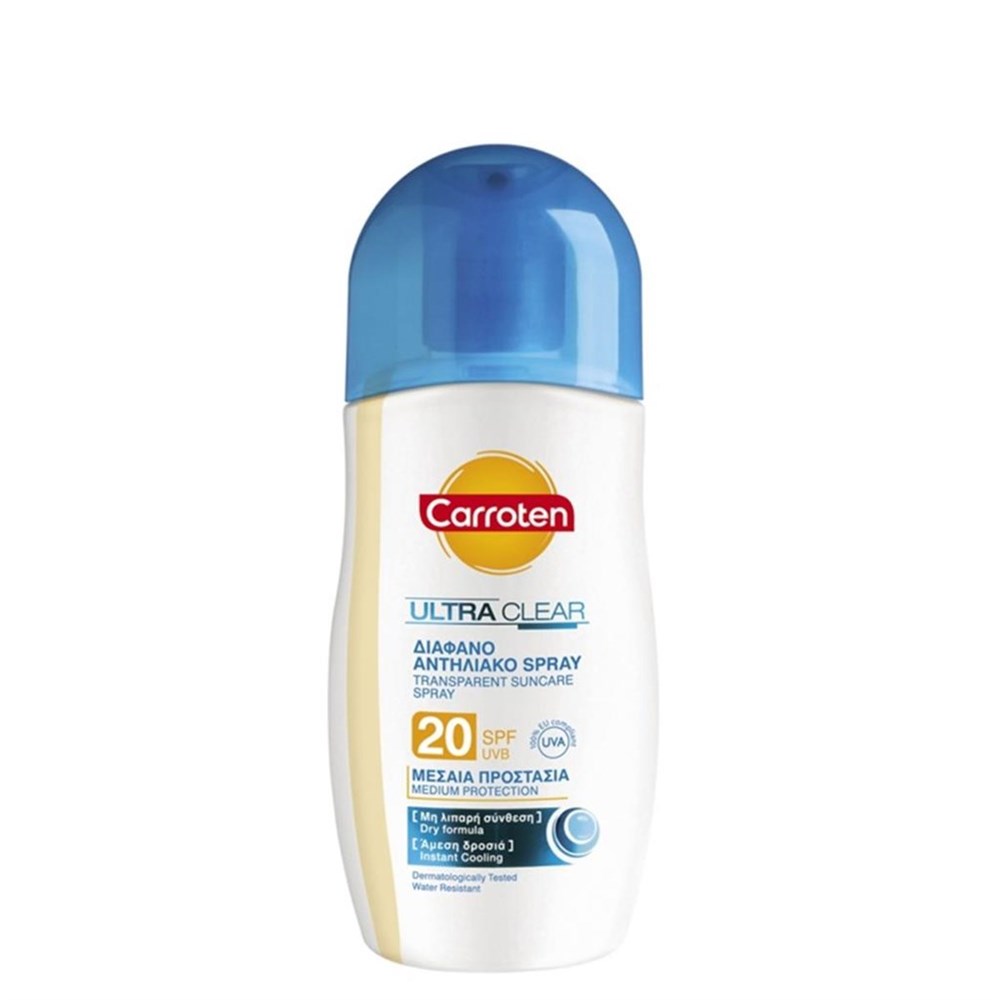 Carroten Ultra Clear Güneş Koruyucu Sprey SPF 20 200 Ml