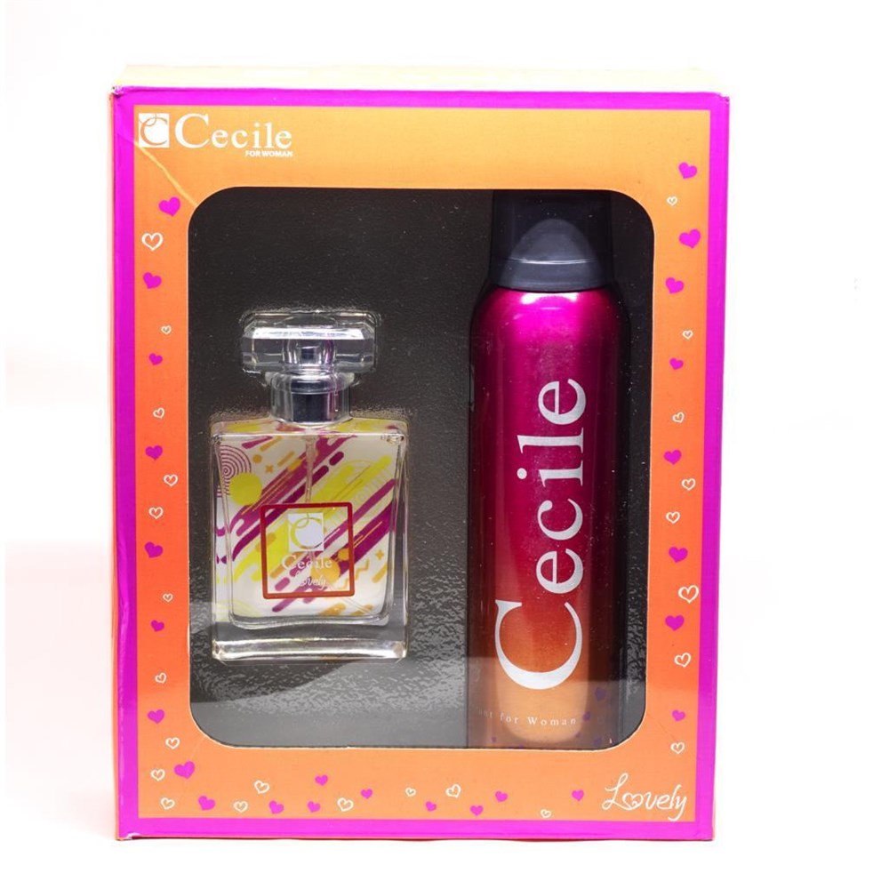 CECILE SET LOVELY  55 ML EDT+DEO 