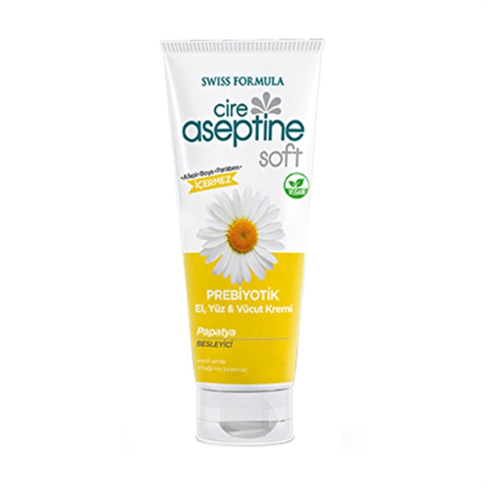 Cire Aseptine 75 Ml Soft Prebiyotik El Yüz Vücut Kremi Papatya