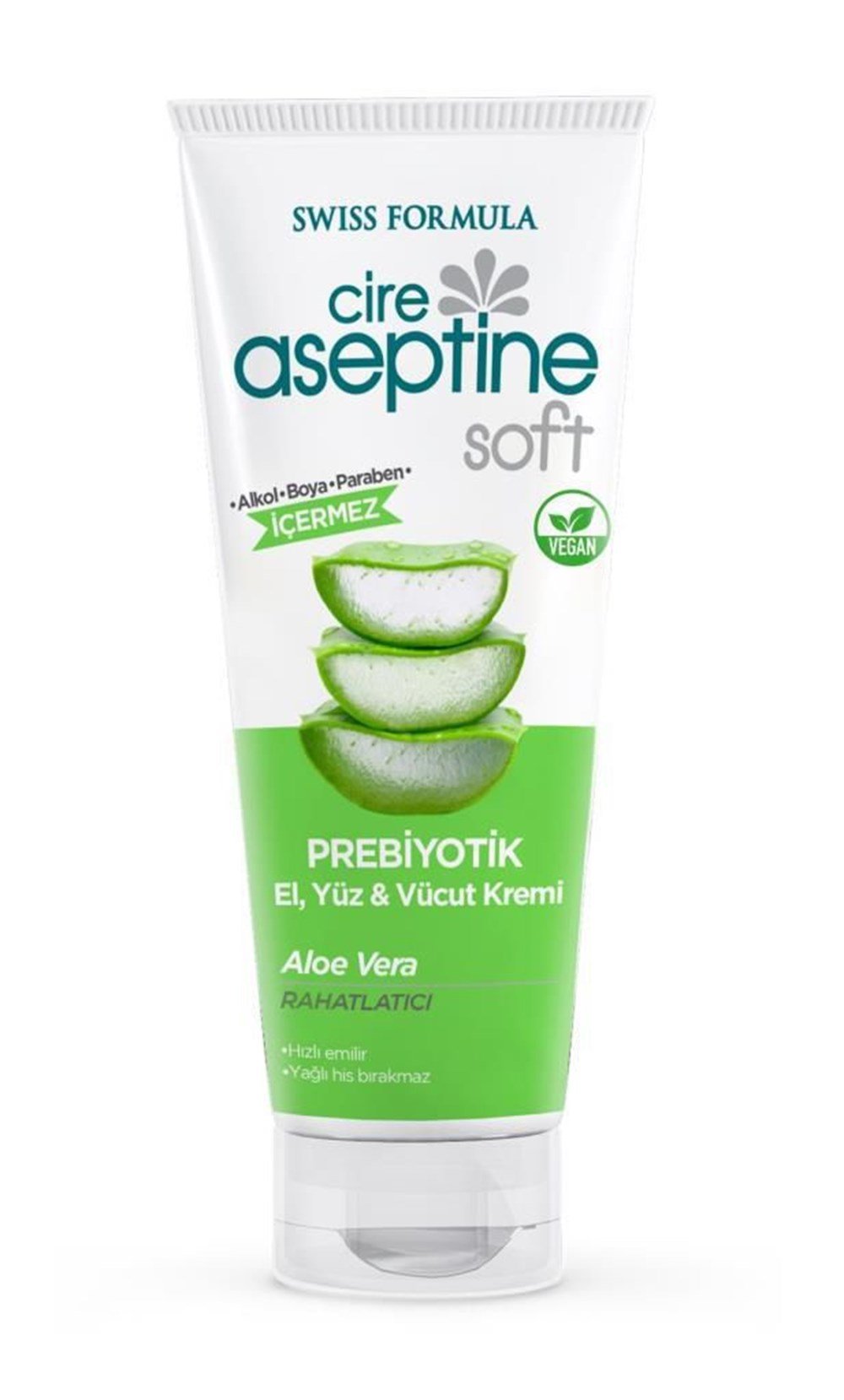 Cire Aseptine 75 Ml Soft Prebiyotik El Yüz Vücut Kremi Aloevera