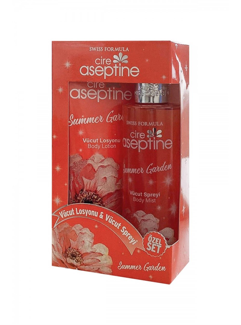 Cire Aseptine Vücut Losyonu & Vücut Spreyi Summer Garden 200 Ml + 200 Ml