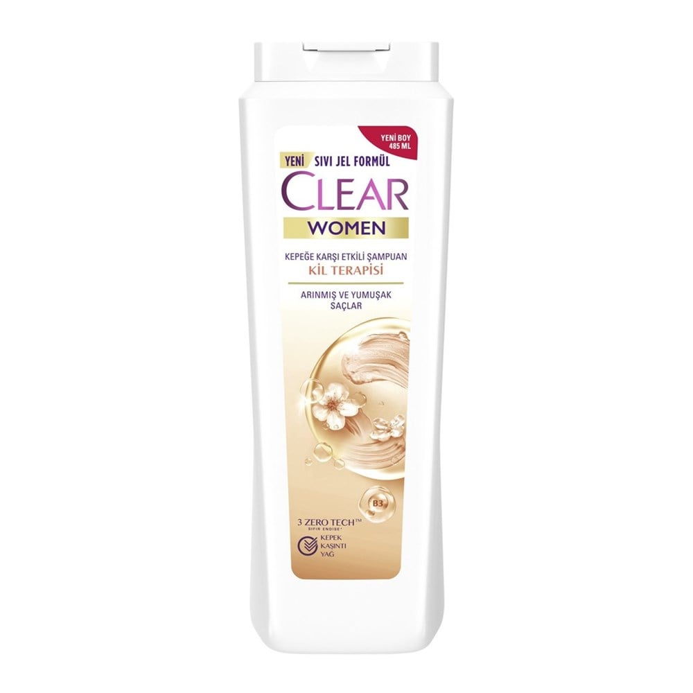 Clear Şampuan Byn 485 Ml Kil Terapisi