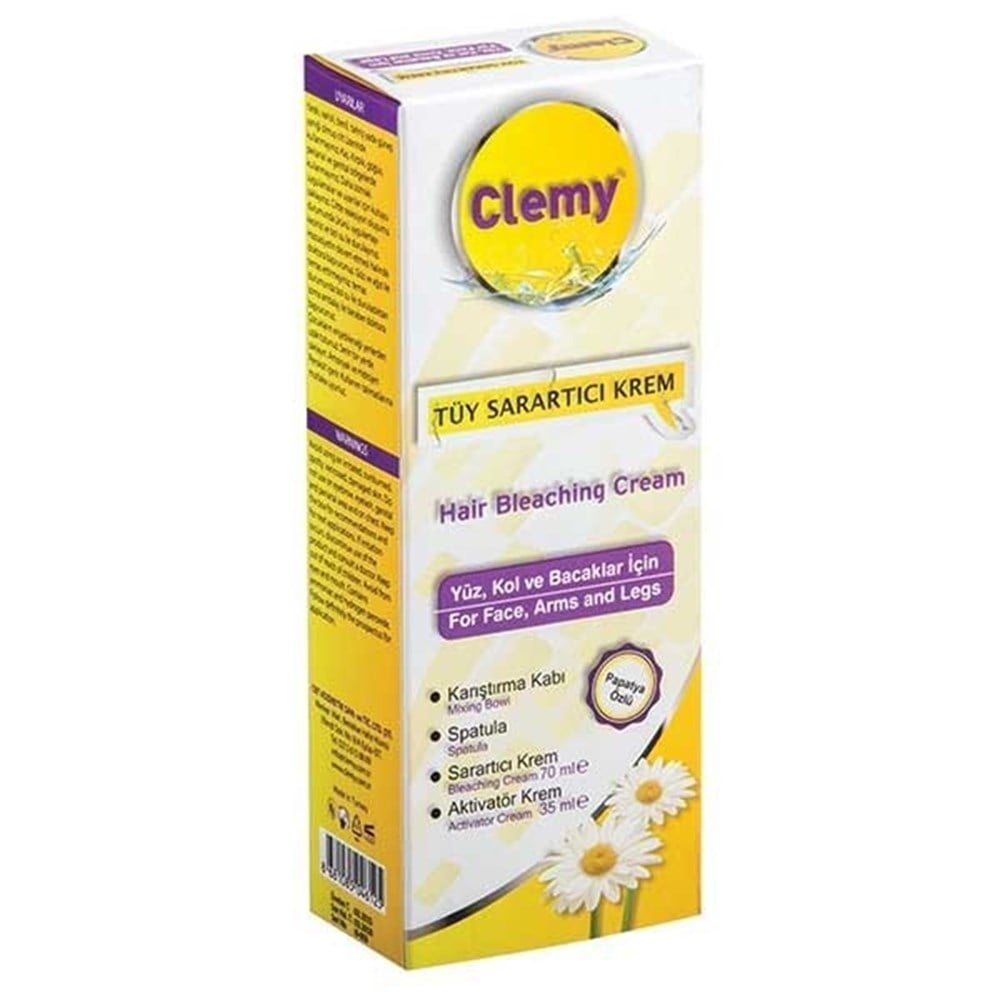 Clemy Papatya Özlü Tüy Sarartıcı Krem 70Ml+ 35Ml