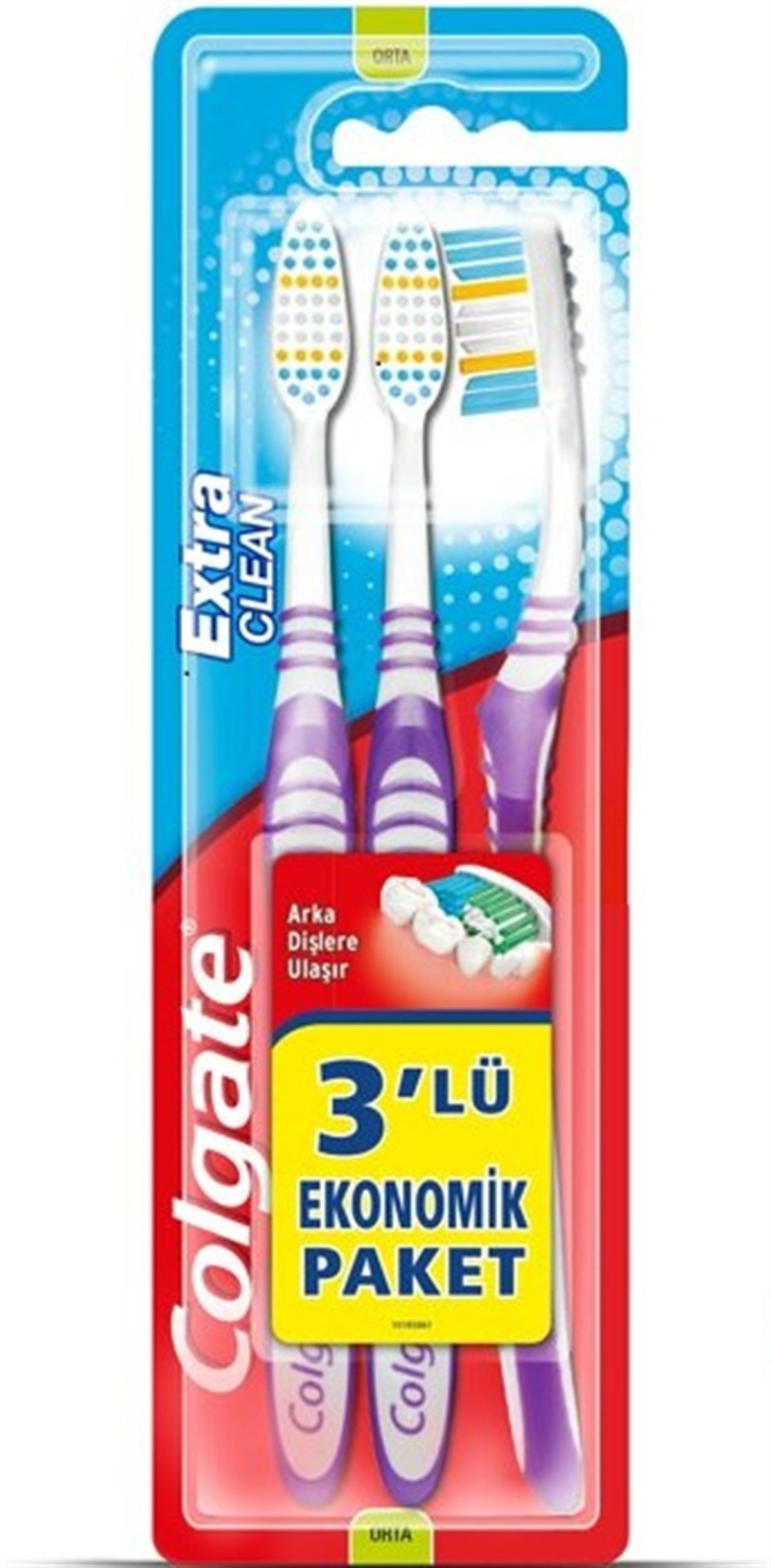 Colgate Diş Fırçası Extra Clean 3'lü