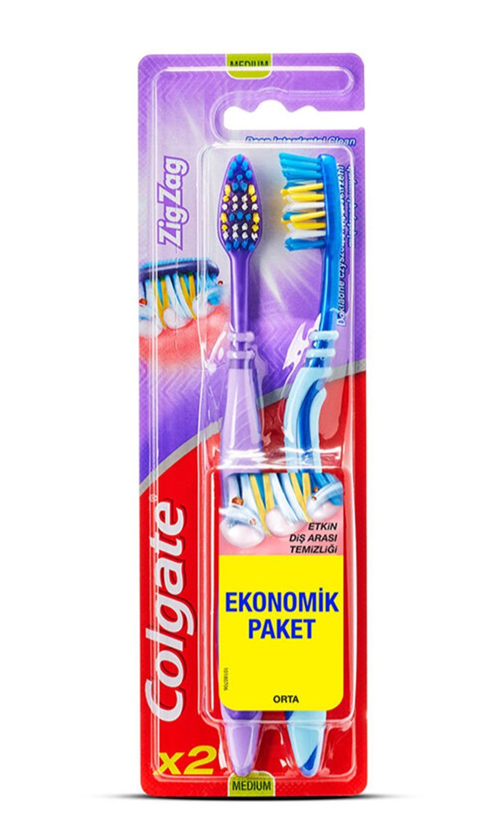 Colgate Diş Fırçası Zigzag 1+1