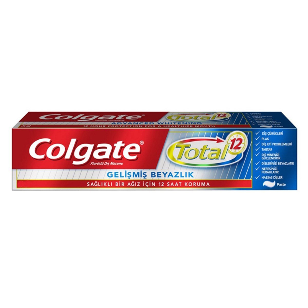 Colgate Diş Macunu Total Gelişmiş Beyazlık 100 Ml