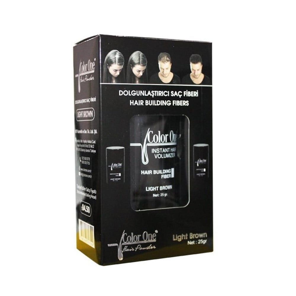 Color One Hair Building Fiber Açık Kahverengi 25 Gr