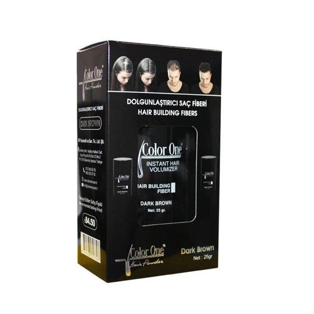 Color One Hair Building Fibers Dark Brown 25 Gr