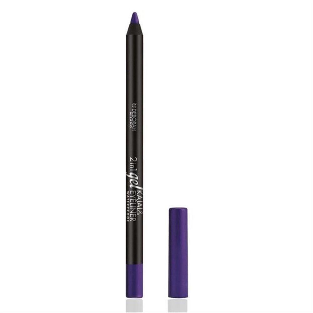 Deborah 2in1 Gel Kajal  Eyeliner Pencil Göz Kalemi  Menekşe 08
