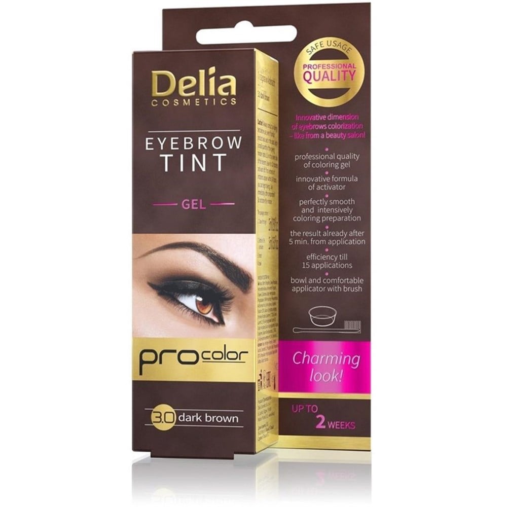 Delia Cameleo Kaş Boyası Gel Dark Brown 15 Ml