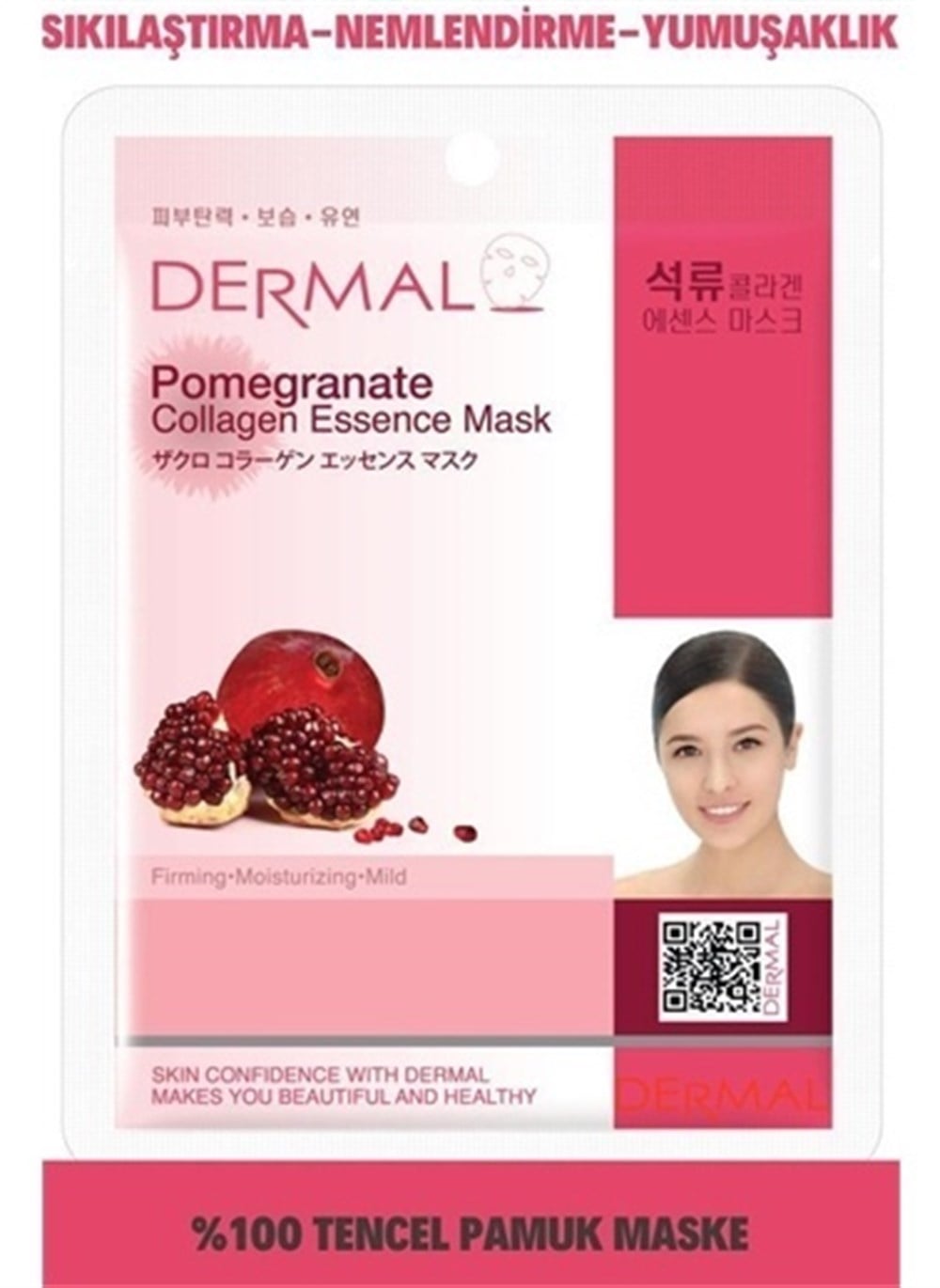 Dermal Honey Grapefruit Collagen Essence Maske 23Gr