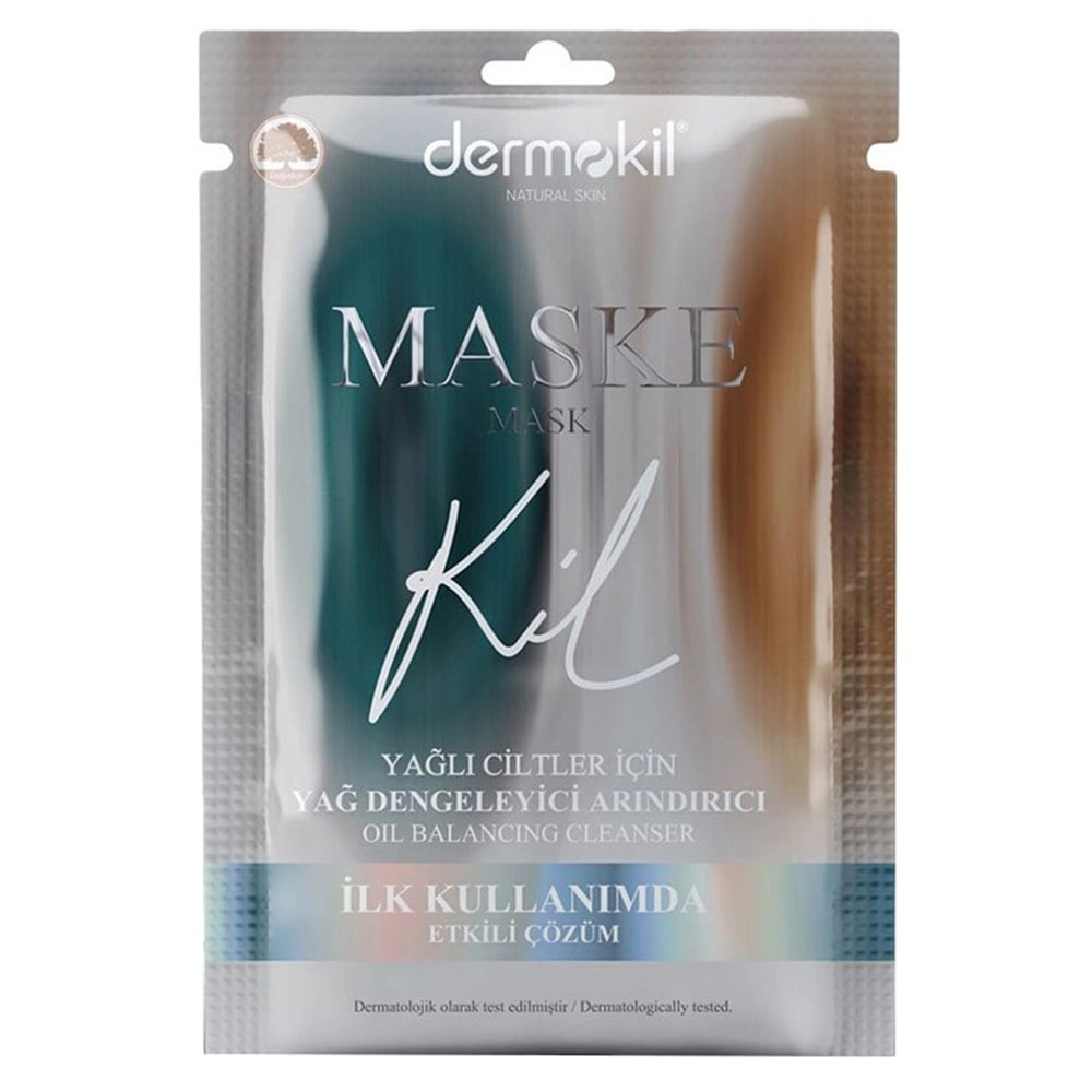 Dermokil Natural Skin Yağlı Ciltler için Arındırıcı Maske 15 gr