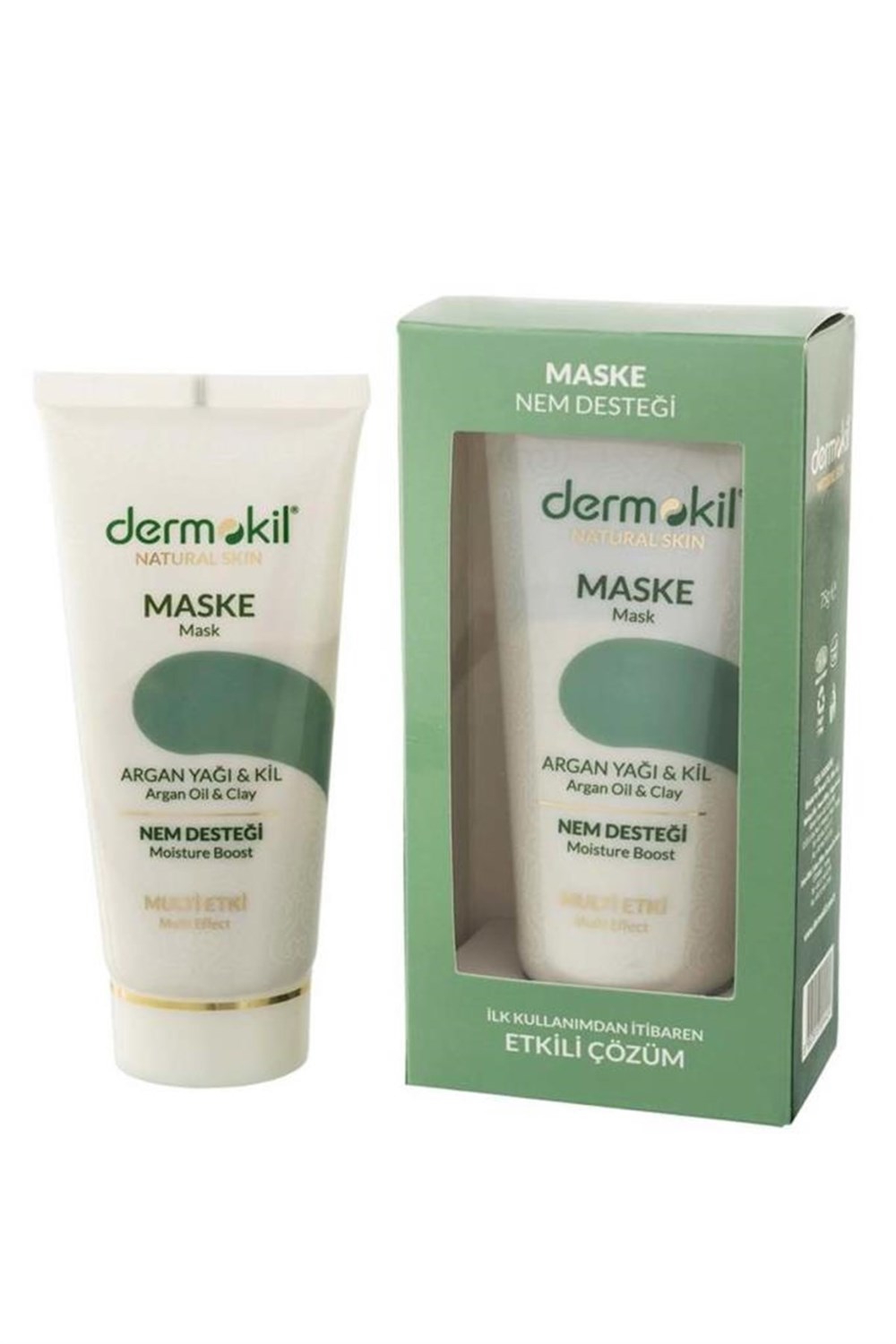 Dermokil Nem Desteği Argan Yağı Kil Özlü Krem 75 Ml