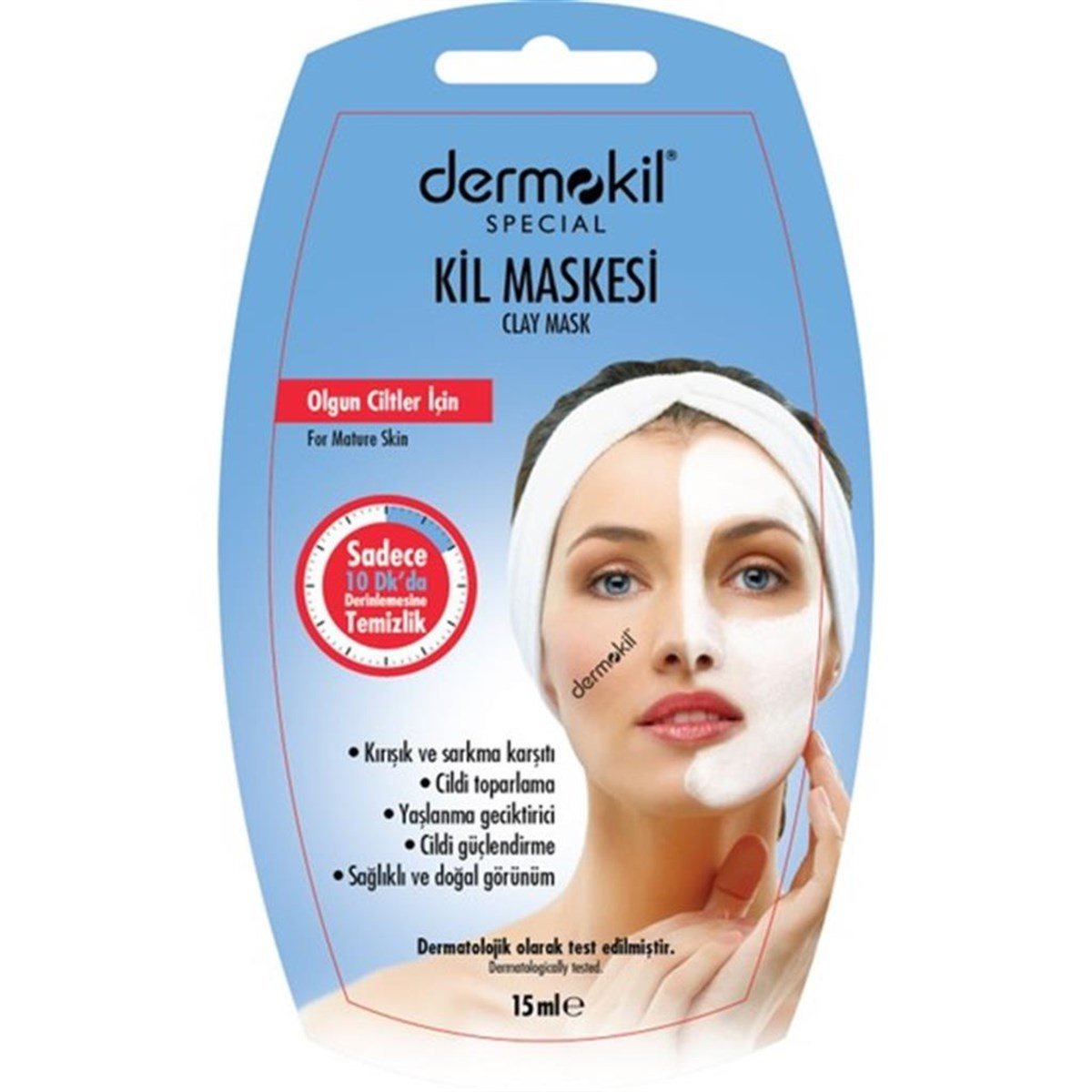 Dermokil Olgun Ciltler için Kil Maskesi 15 ml