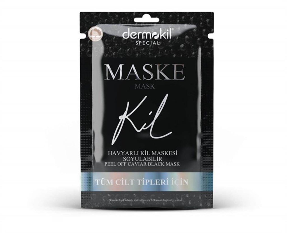 Dermokil Soyulabilir Havyarlı Siyah Kil Maskesi 15 Ml