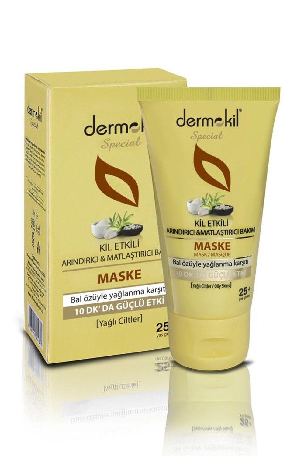 Dermokil Yağlı Ciltler için Bal Özlü Kil Maskesi 50 Ml