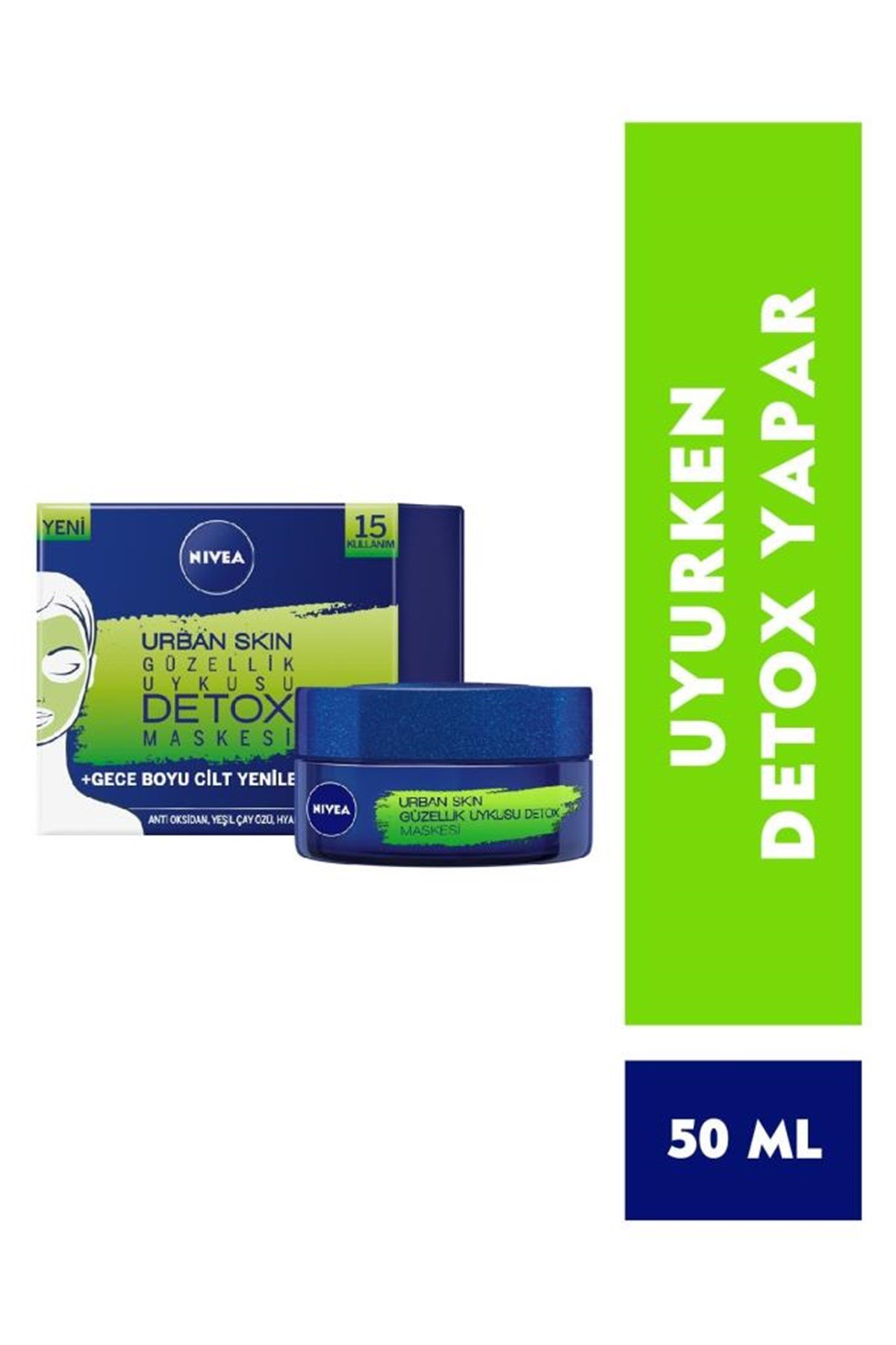 Detox Güzellik Uykusu Maskesi - Urban Skin 50 ML