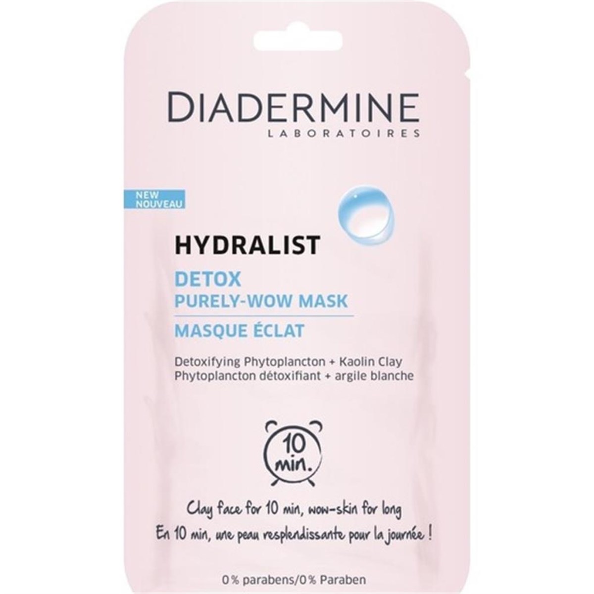 Diadermine Hydralist Detox - Purely-Wow Cilt Maskesi 8 Ml