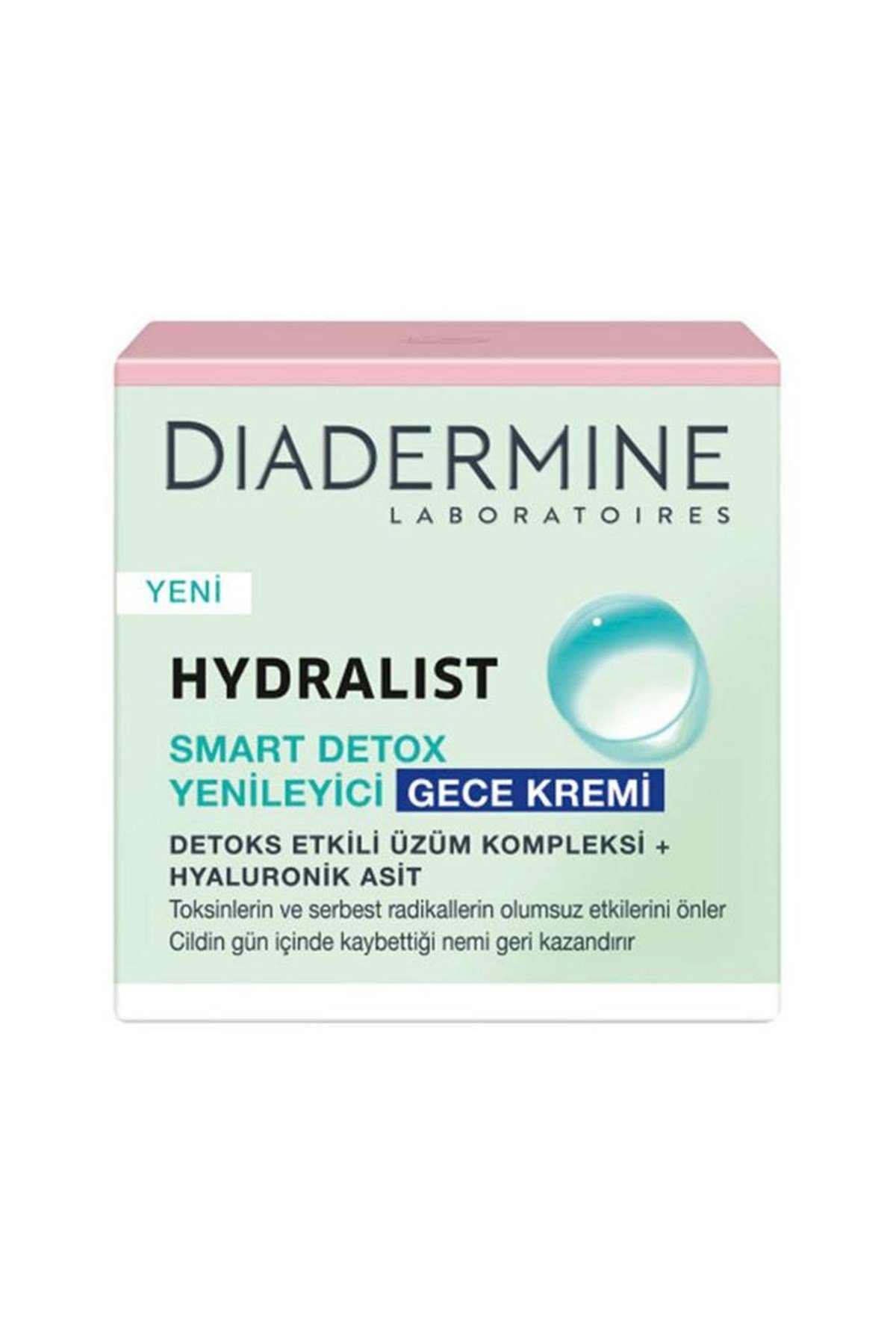 Diadermine Hydralist Gece Kremi Smart Detox 50 Ml