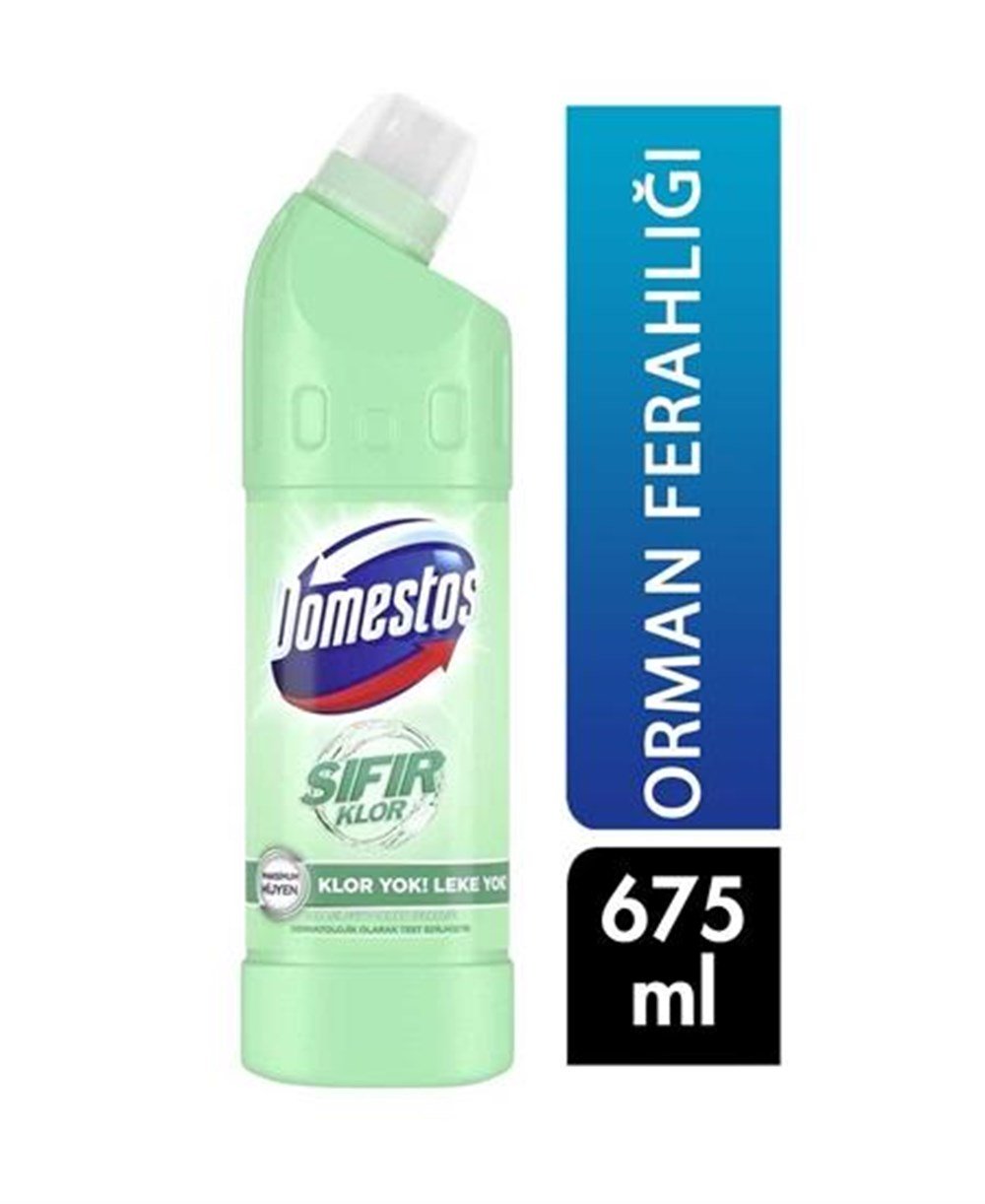Domestos Sıfır Klor Çamaşır Suyu Orman Ferahlığı 675 Ml