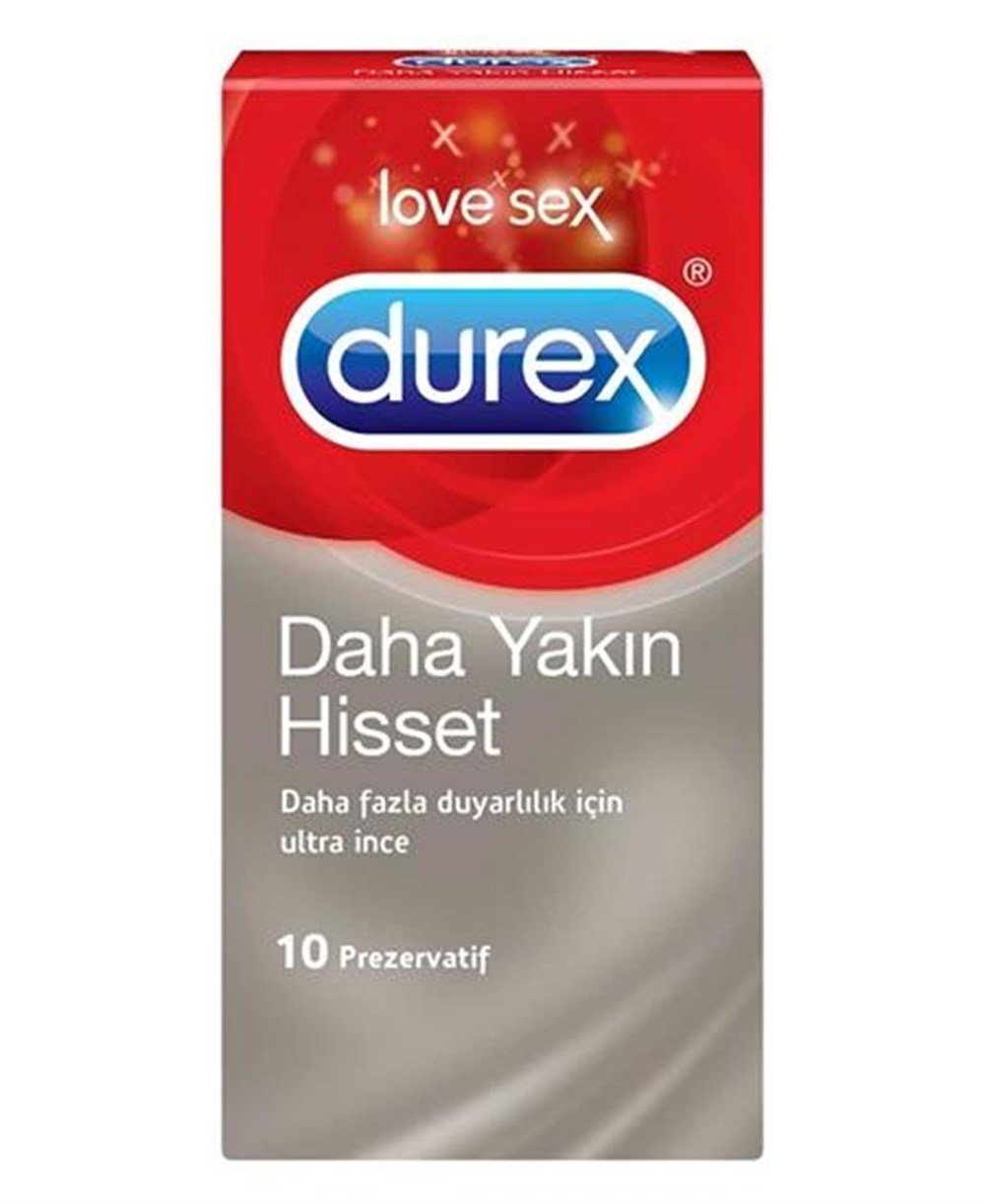 Durex Daha Yakın Hisset Prezervatif 10 Lu