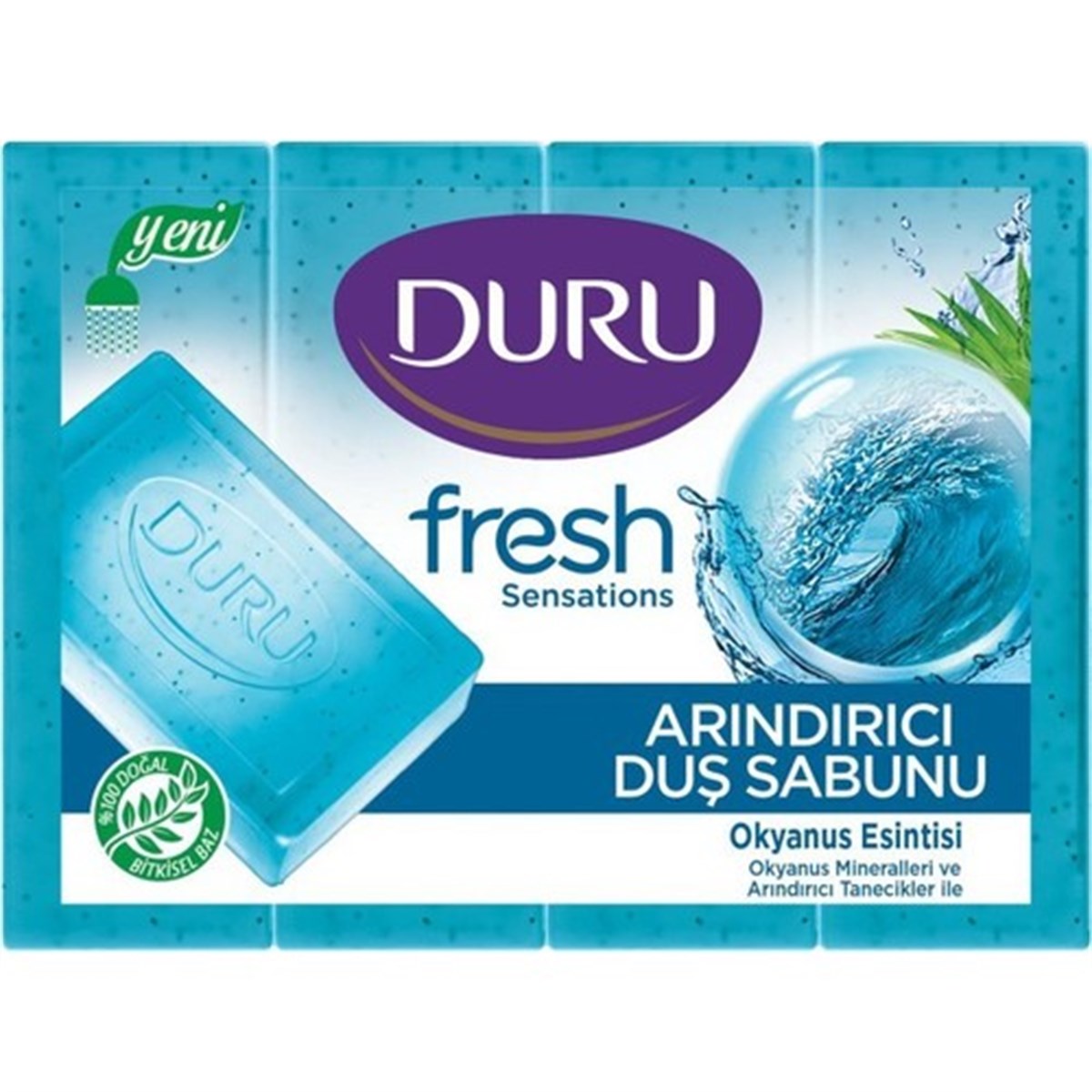 Duru Fresh Sensations Okyanus Esintisi Duş Sabunu 640 Gr (4x160 Gr)
