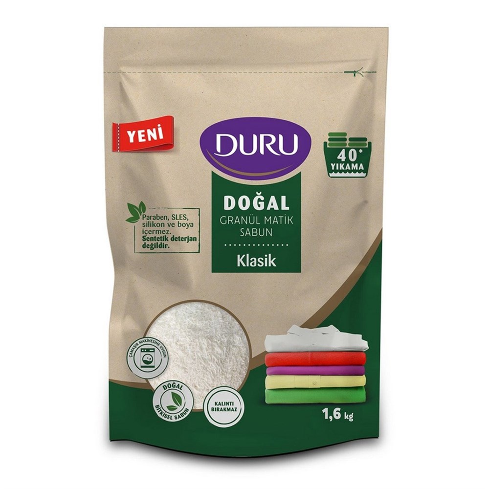 Duru Granul Matik Sabun 1600 Gr. Klasik