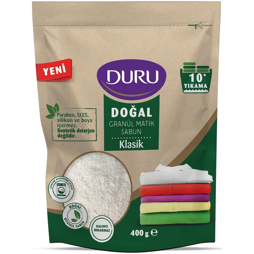 Duru Granul Matik Sabun 400 Gr  Klasik