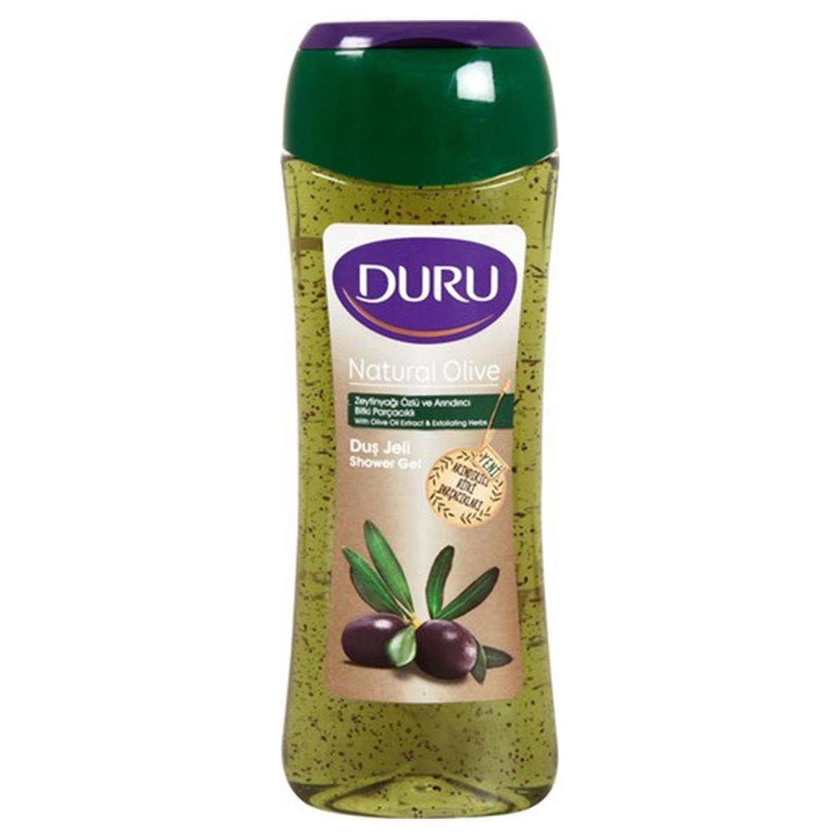 Duru Natural Olive Zeytinyağı Özlü ve Bitki Tanecikli Duş Jeli 500 Ml