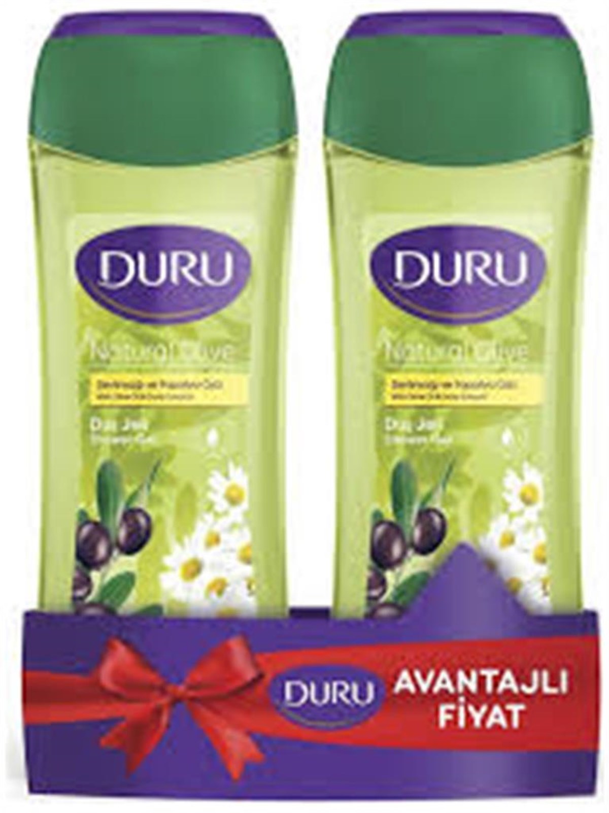 Duru Natures Treasures Duş Jeli Zeytinyağlı 500 + 500 Ml