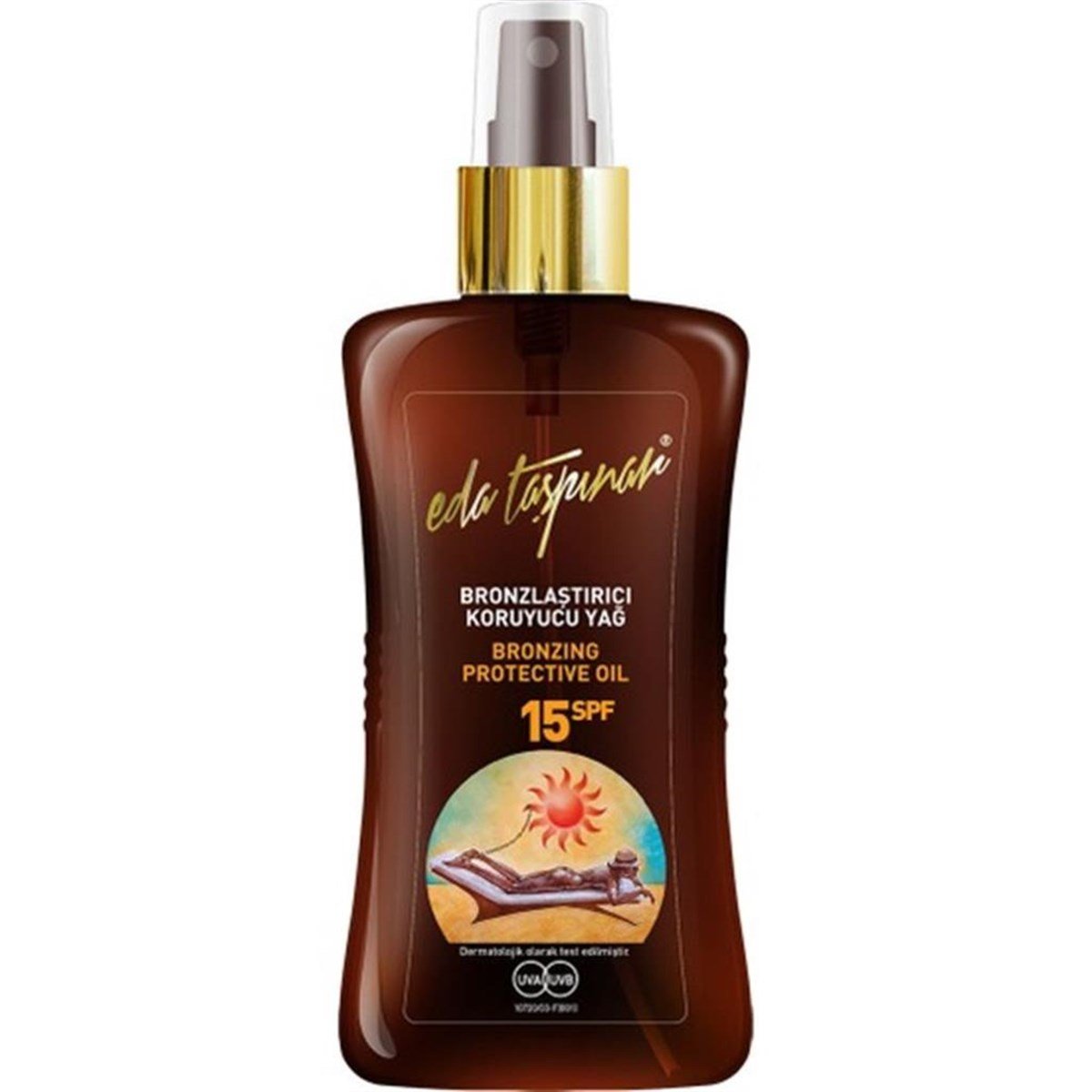 Eda Taşpınar Bronzlaştırıcı Koruyucu Yağ SPF15 200 Ml