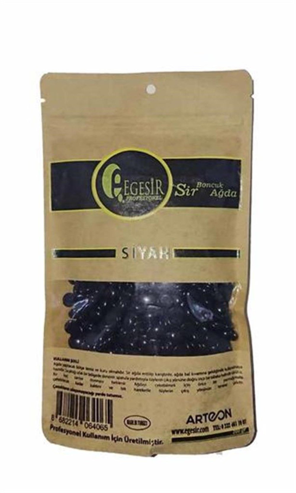 Egesir Sir Boncuk Ağda Siyah 200 GR
