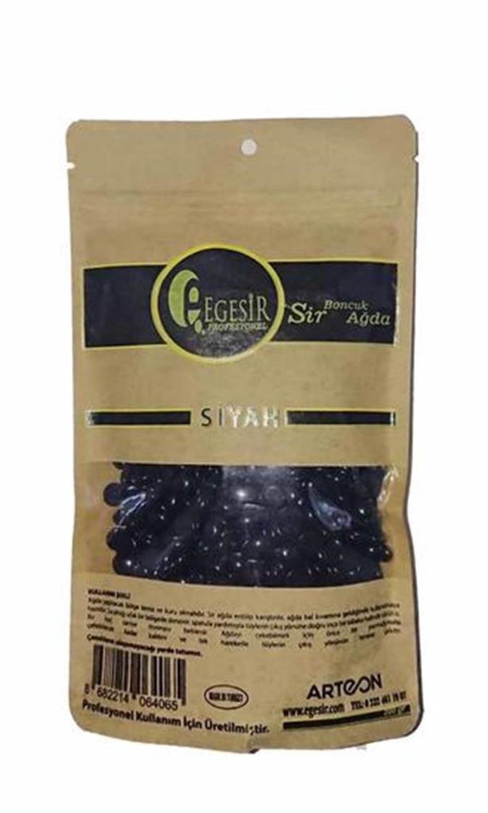 Egesir Sir Boncuk Ağda Siyah 200 GR