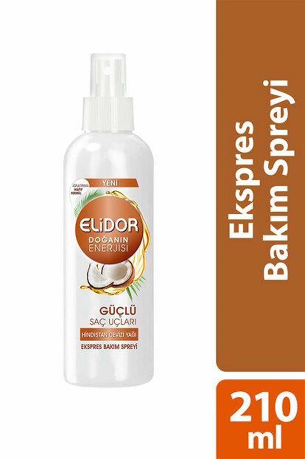 Elidor Güçlü Saç Uçları Hindistan Cevizi Yağı Bakım Spreyi 210 Ml