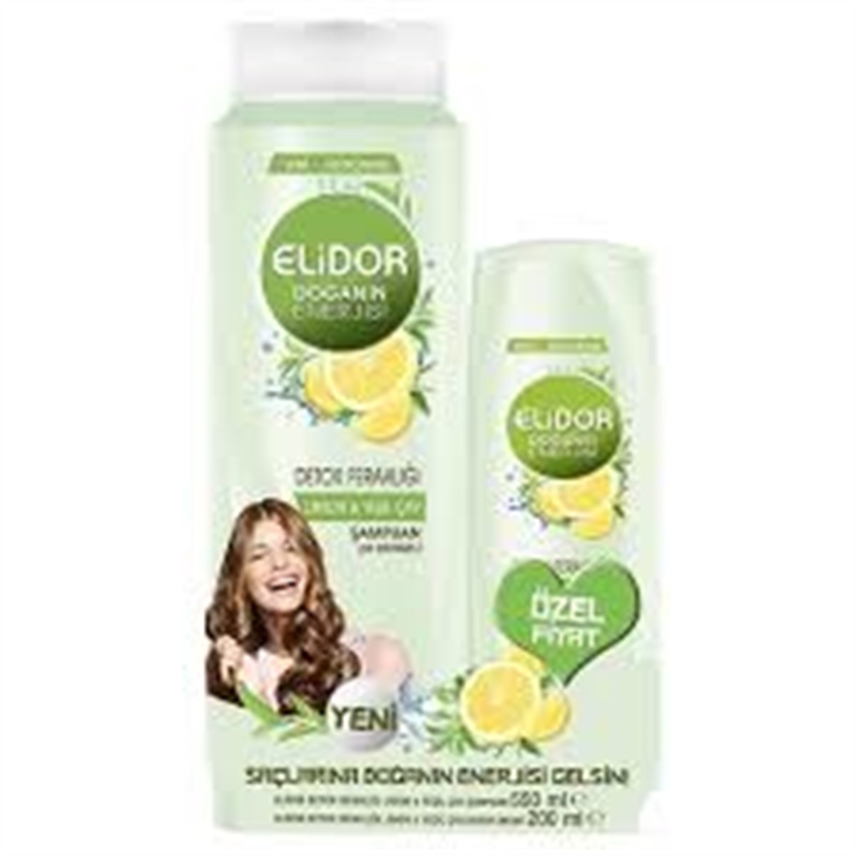 Elidor Limon ve Yeşil Çay Şampuan+ Şaç Kremi 550 Ml+200 Ml