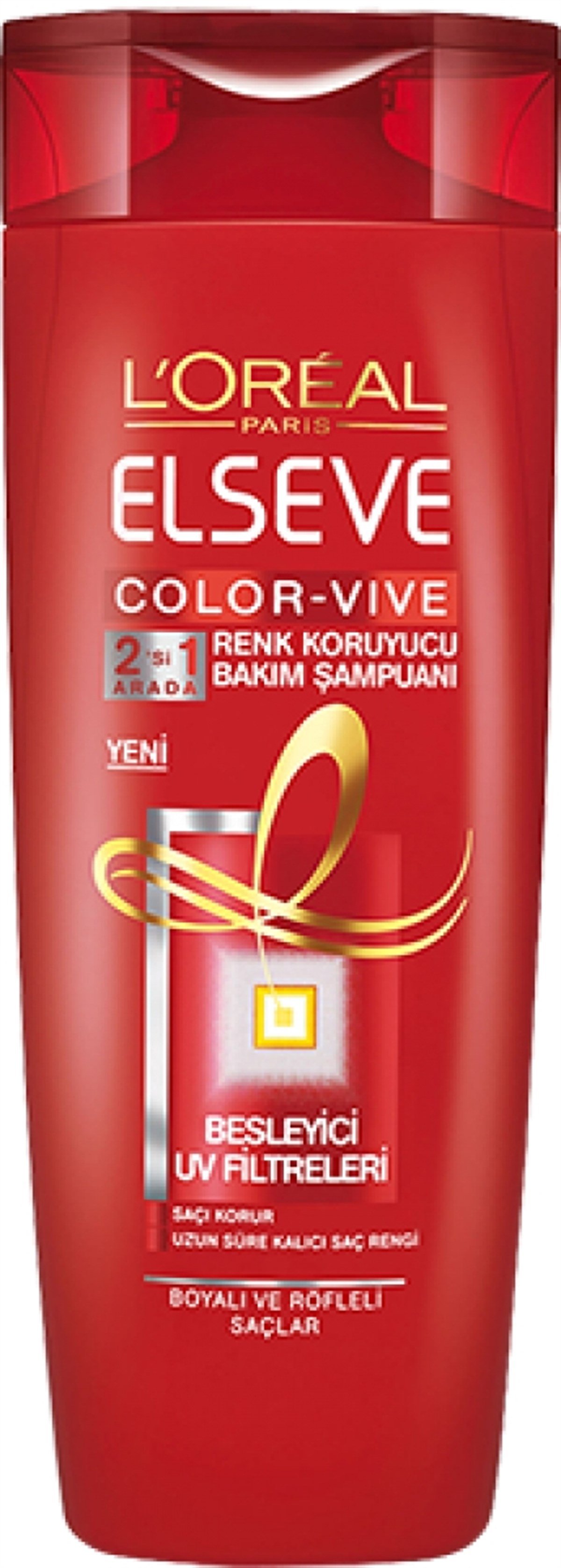 Elseve Boyalı ve Röfleli Saçlar için 2'si 1 Arada Şampuan 360 Ml 