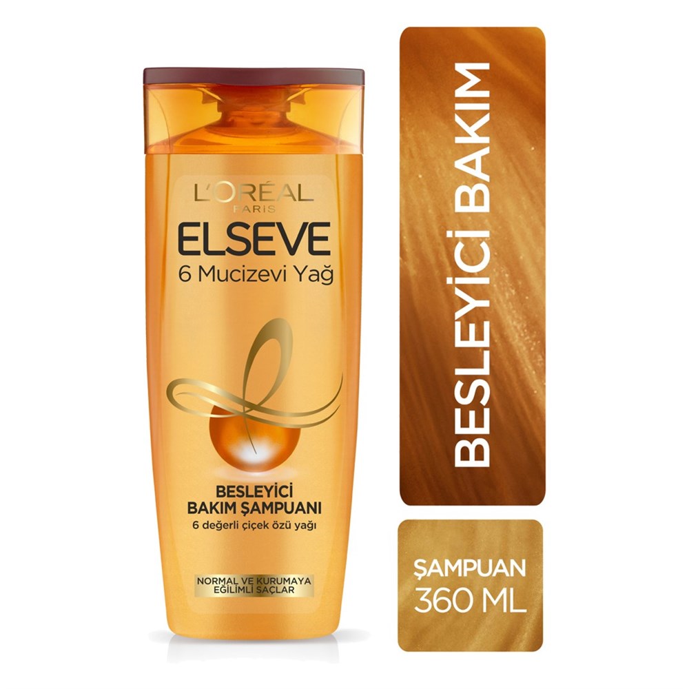 Elseve Şampuan 375 Ml Mucizevi Yağ