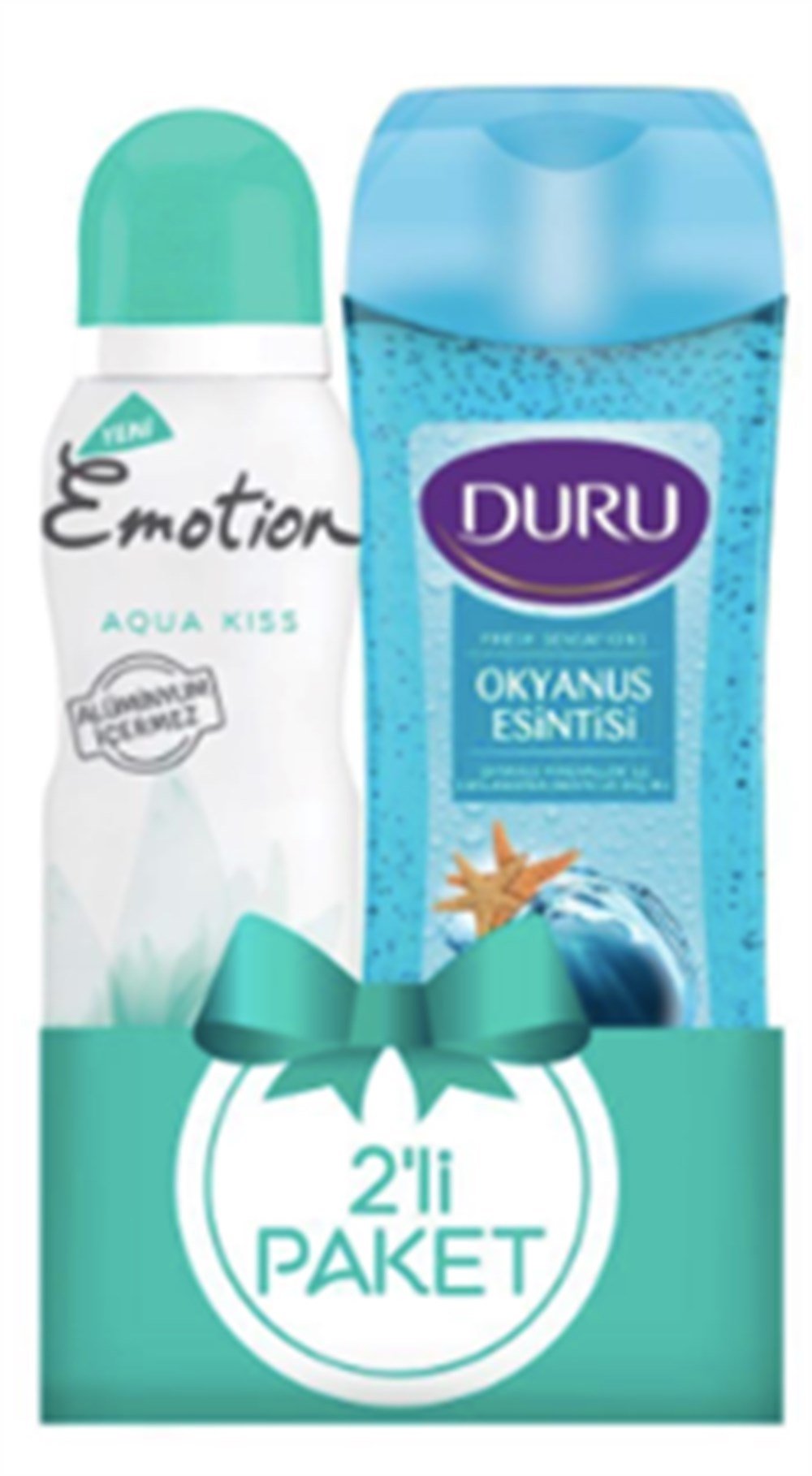 EMOTION DEO 150ML AQUA KISS +DURU DUS JELI OKYANUS 250ML