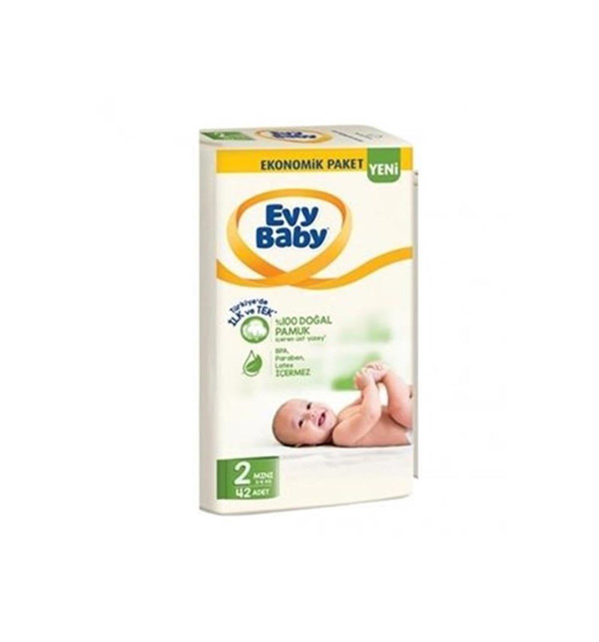 Evy BabyEvy Baby Bebek Bezi 1 Beden 40 Adet 2-5 Kg