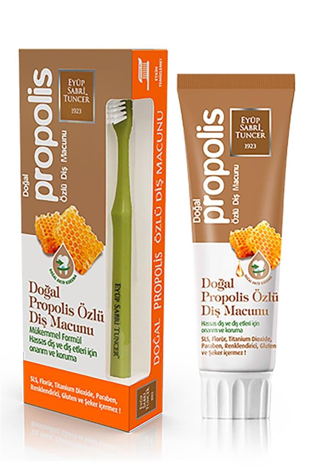 Eyüp Sabri Tuncer Propolis Özlü Diş Macunu 75 ml + Fırca Hediyeli
